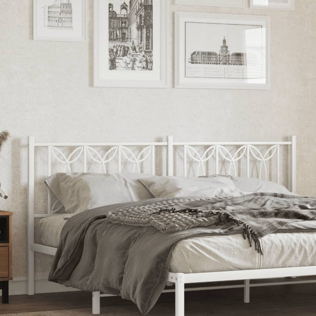 Tête de lit métal blanc 180 cm - XIOS