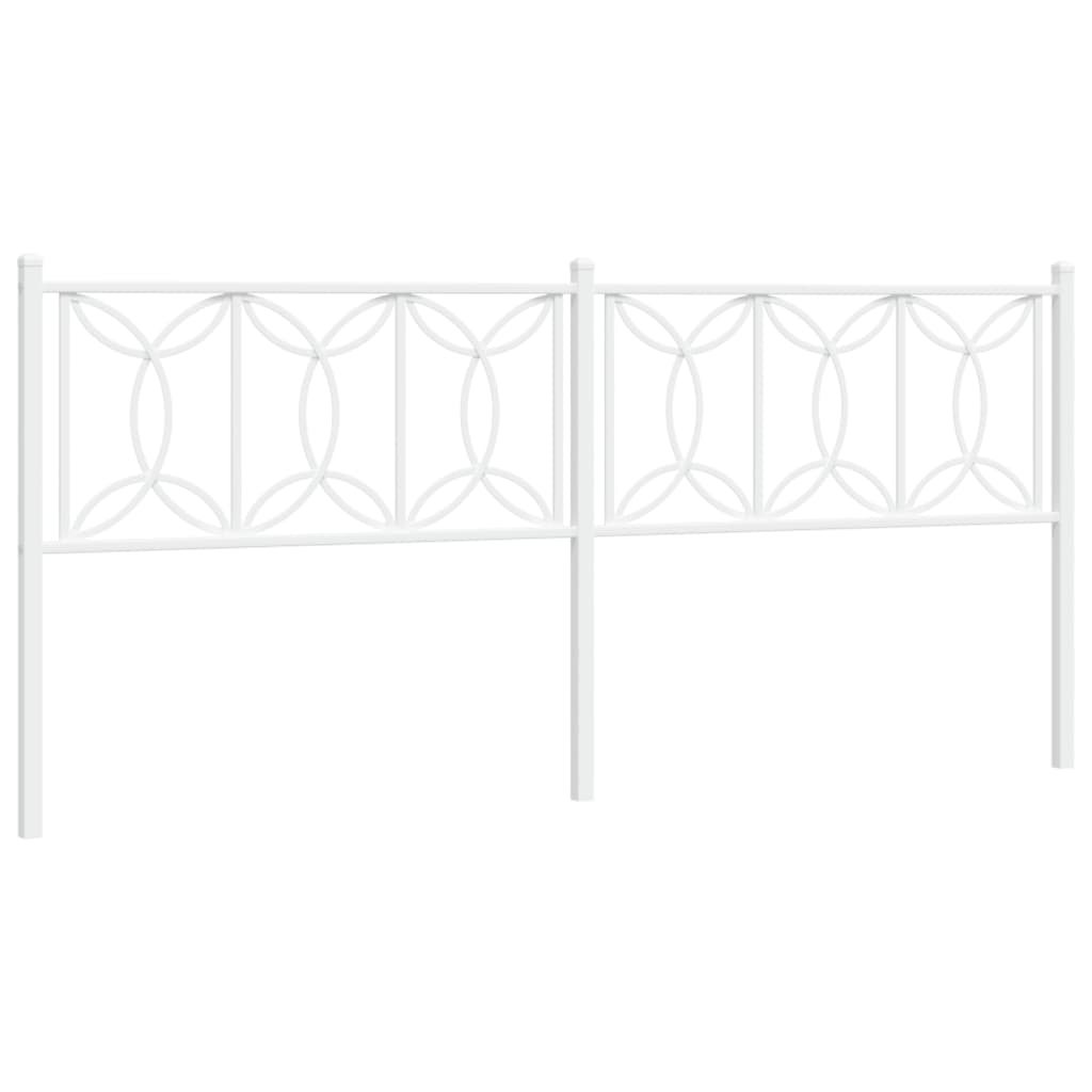 Tête de lit métal blanc 193 cm - XIOS