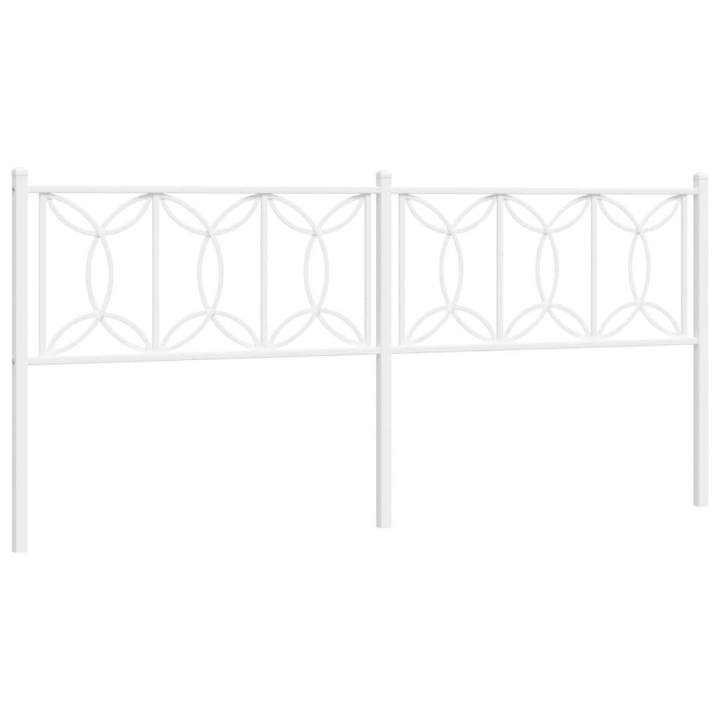 Tête de lit métal blanc 200 cm - XIOS