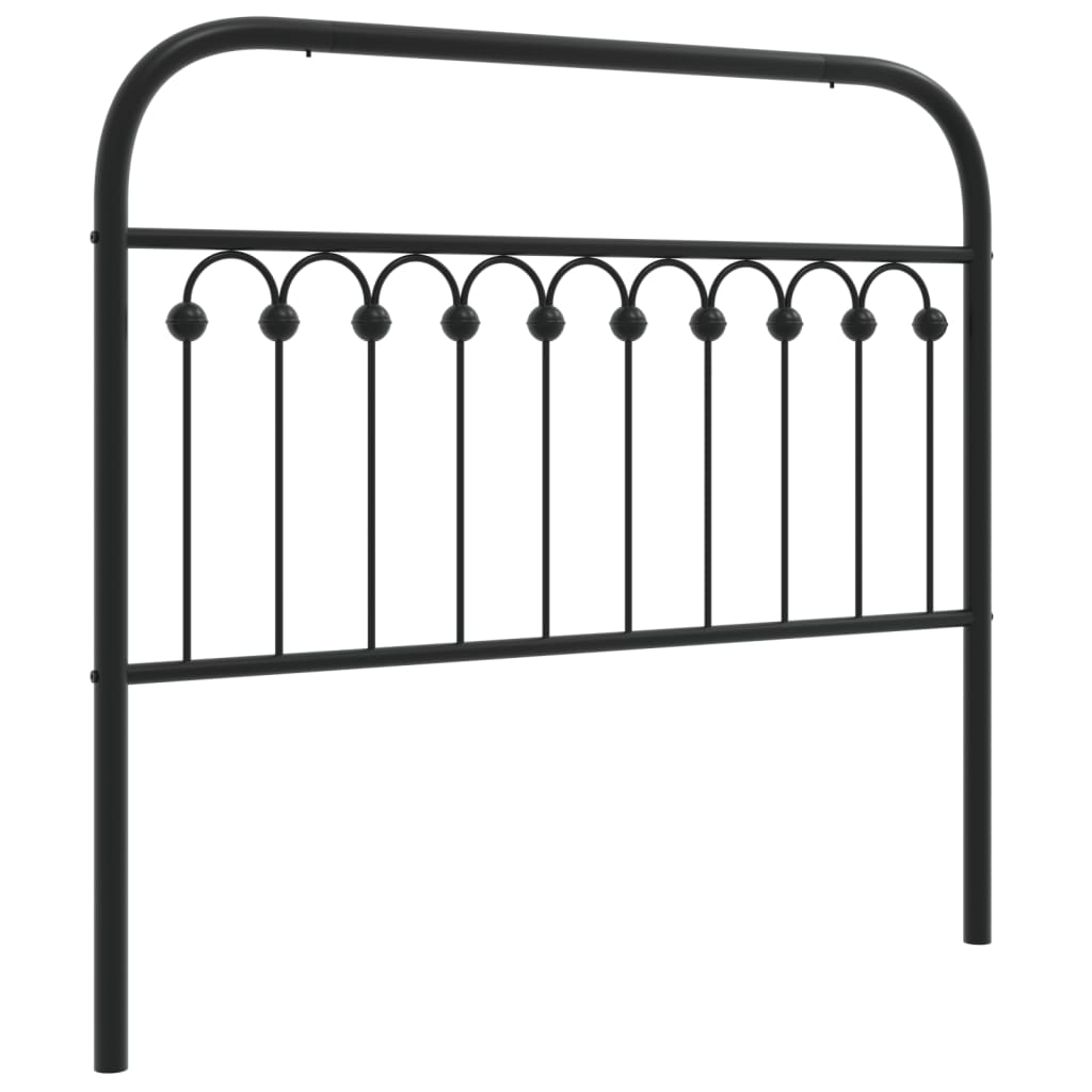 Tête de lit métal noir 107 cm - XIOS