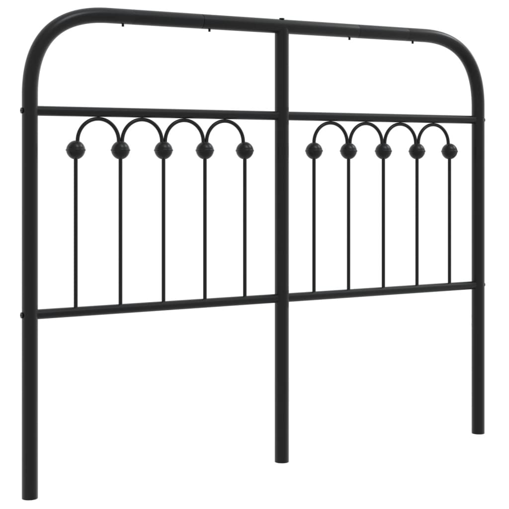 Tête de lit métal noir 120 cm - XIOS