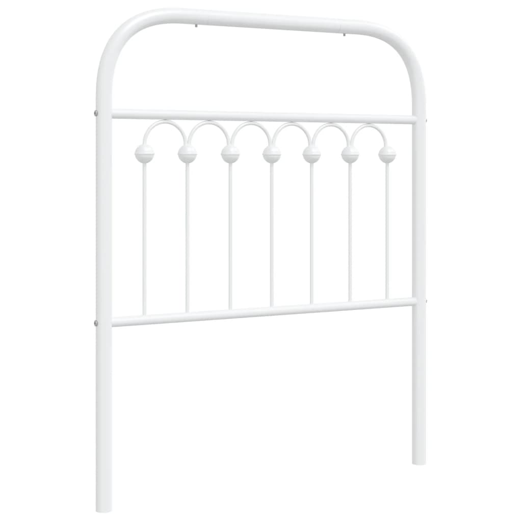 Tête de lit métal blanc 80 cm - XIOS