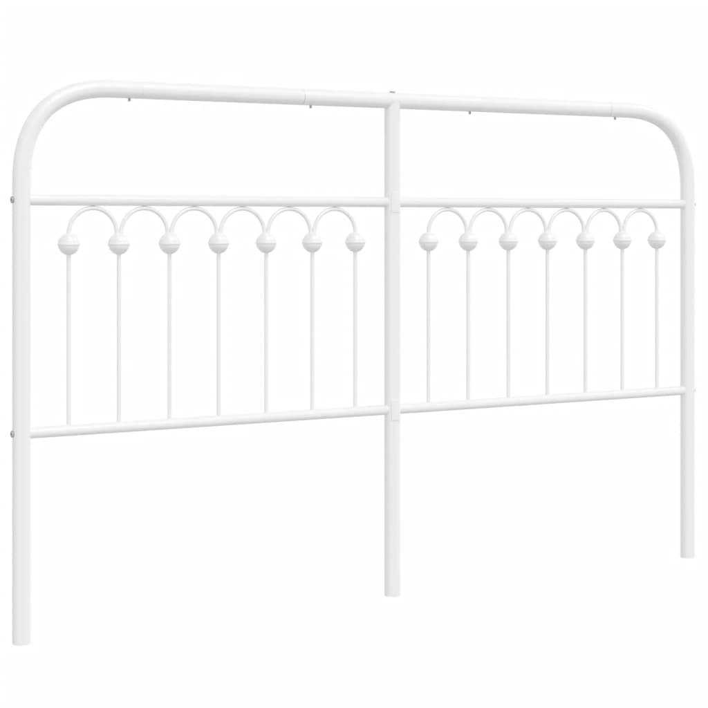 Tête de lit métal blanc 150 cm - XIOS