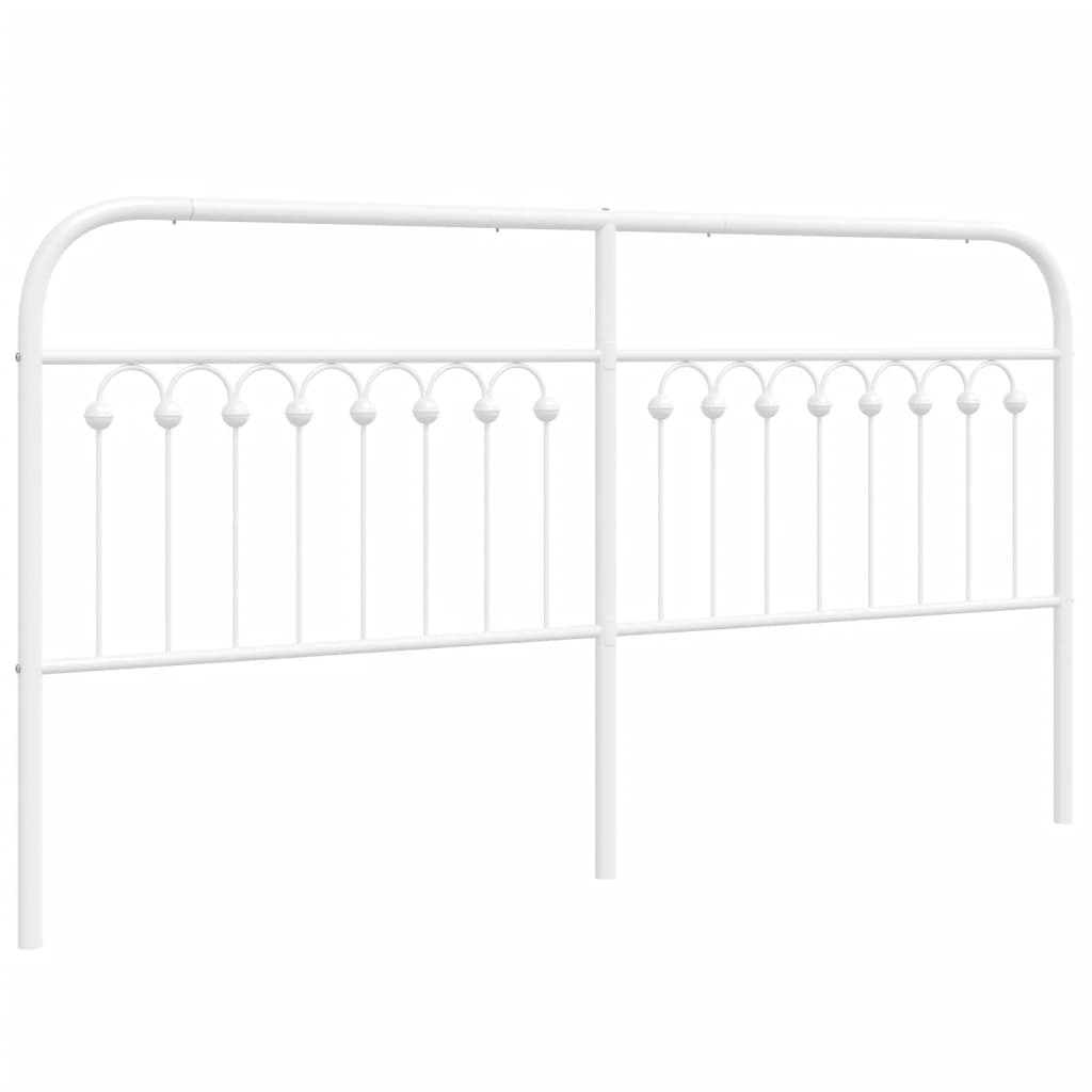 Tête de lit métal blanc 180 cm - XIOS