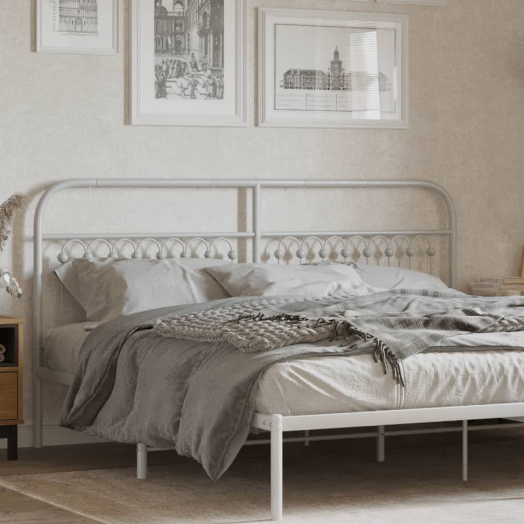 Tête de lit métal blanc 180 cm - XIOS