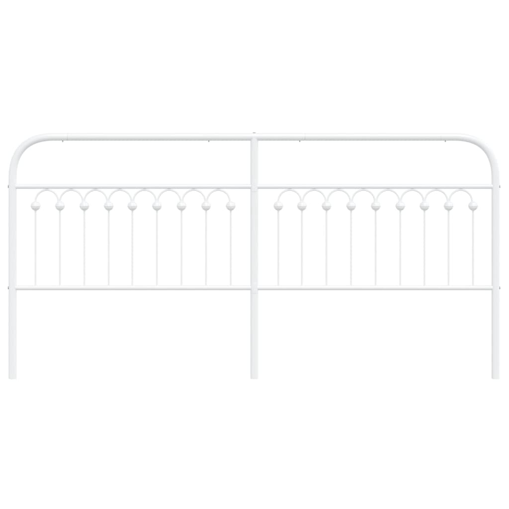 Tête de lit métal blanc 193 cm - XIOS