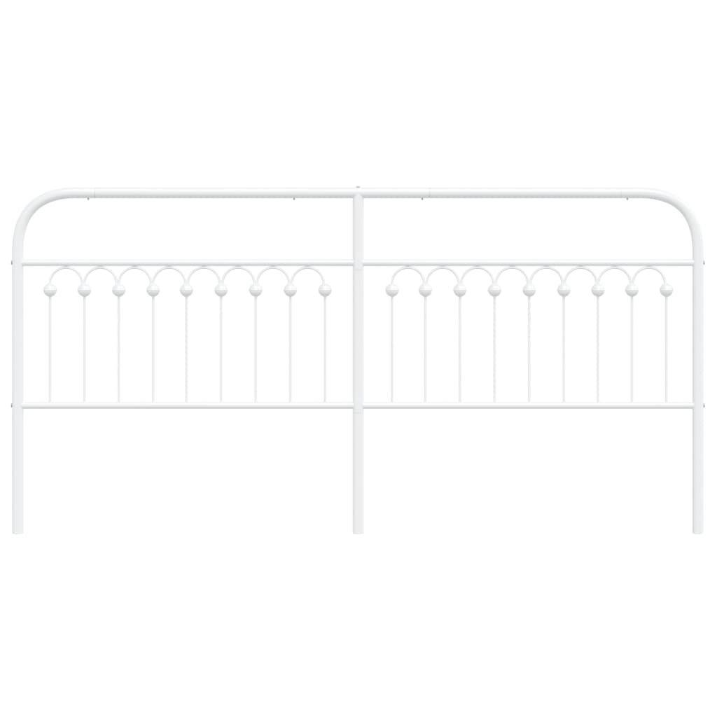 Tête de lit métal blanc 200 cm - XIOS