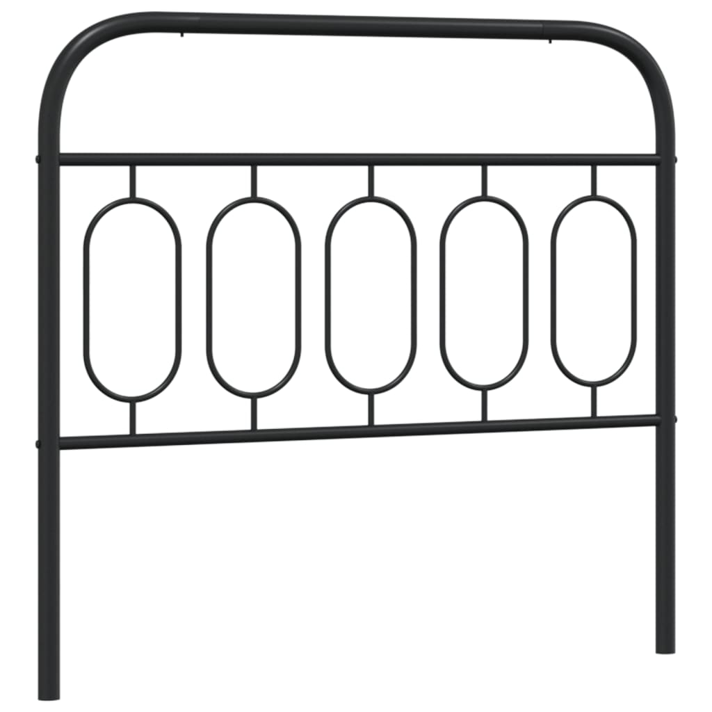 Tête de lit métal noir 107 cm - XIOS