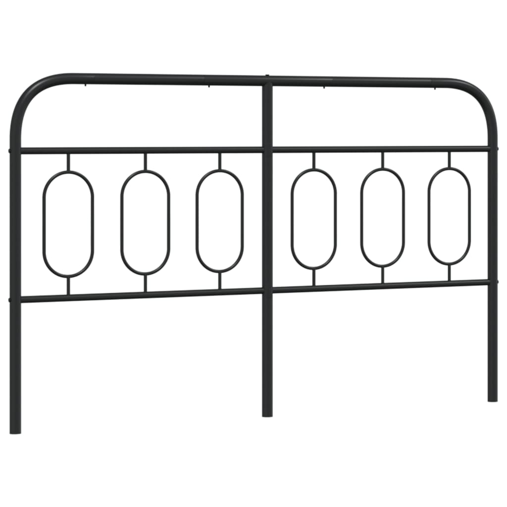 Tête de lit métal noir 150 cm - XIOS