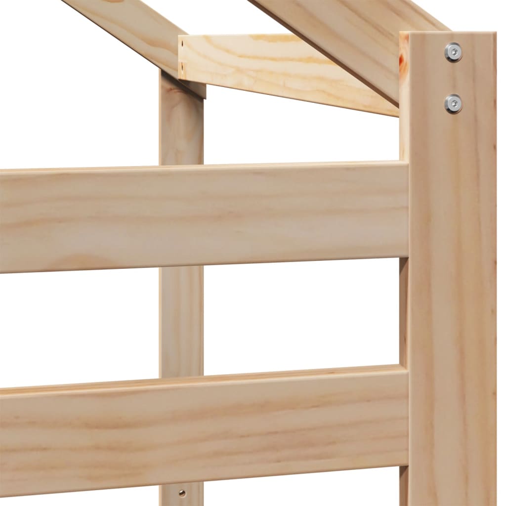 Toit de lit pour enfants 198x97x113 cm bois de pin massif - XIOS