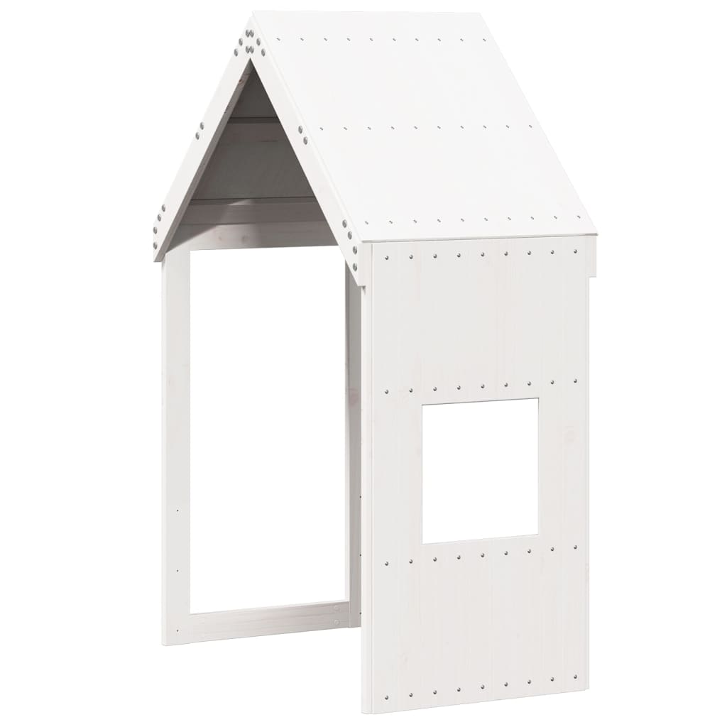Toit de lit pour enfants blanc 55x84x132 cm bois de pin massif - XIOS