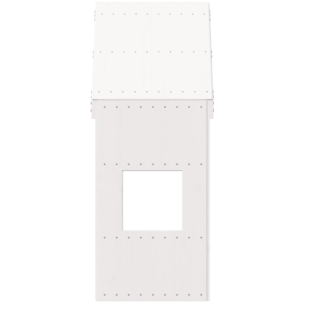 Toit de lit pour enfants blanc 55x84x132 cm bois de pin massif - XIOS