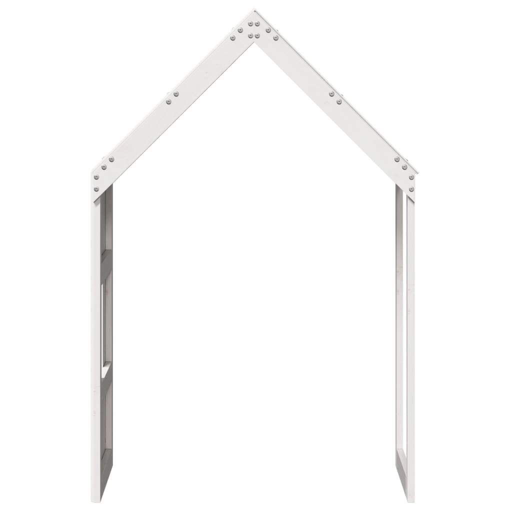 Toit de lit pour enfants blanc 55x84x132 cm bois de pin massif - XIOS