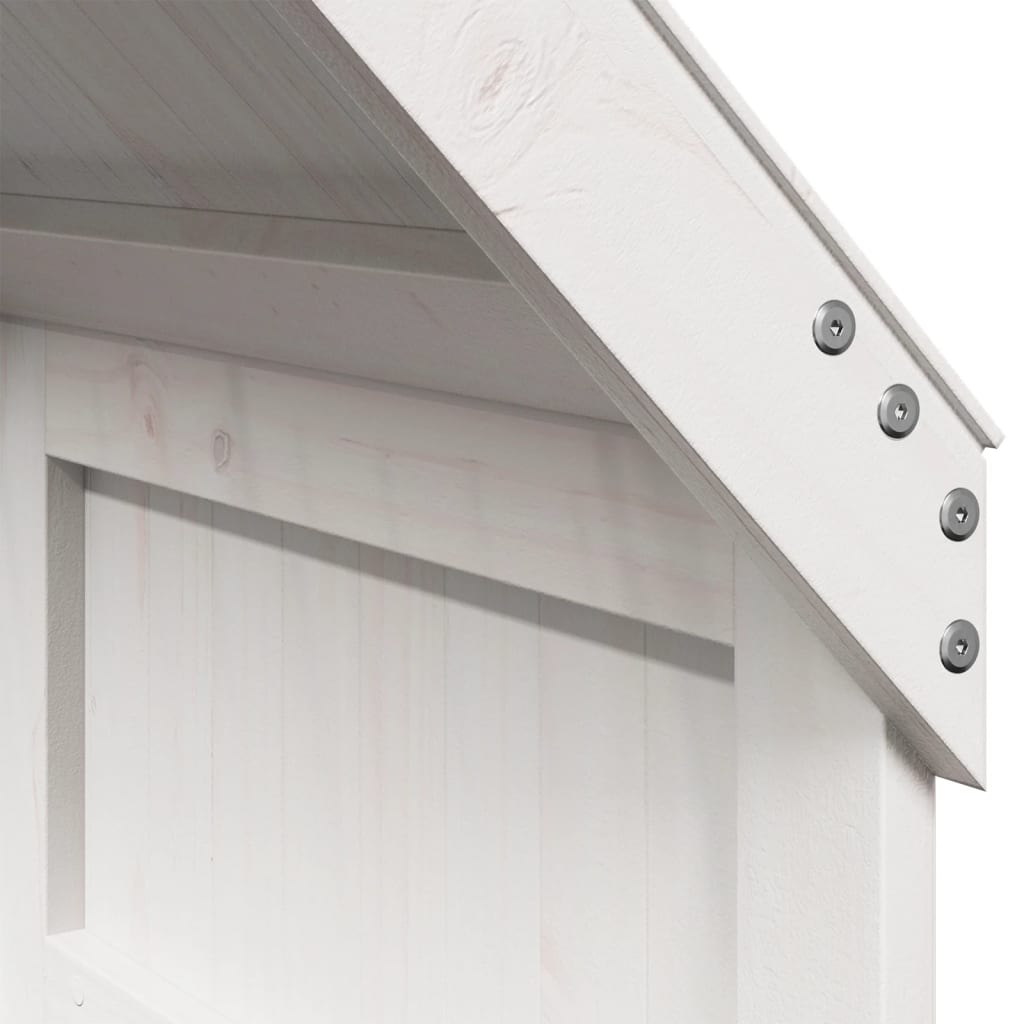 Toit de lit pour enfants blanc 55x84x132 cm bois de pin massif - XIOS