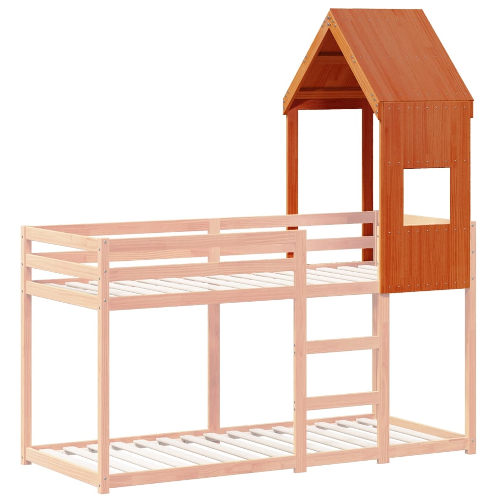 Toit de lit pour enfants 55x84x132 cm bois de pin massif - XIOS