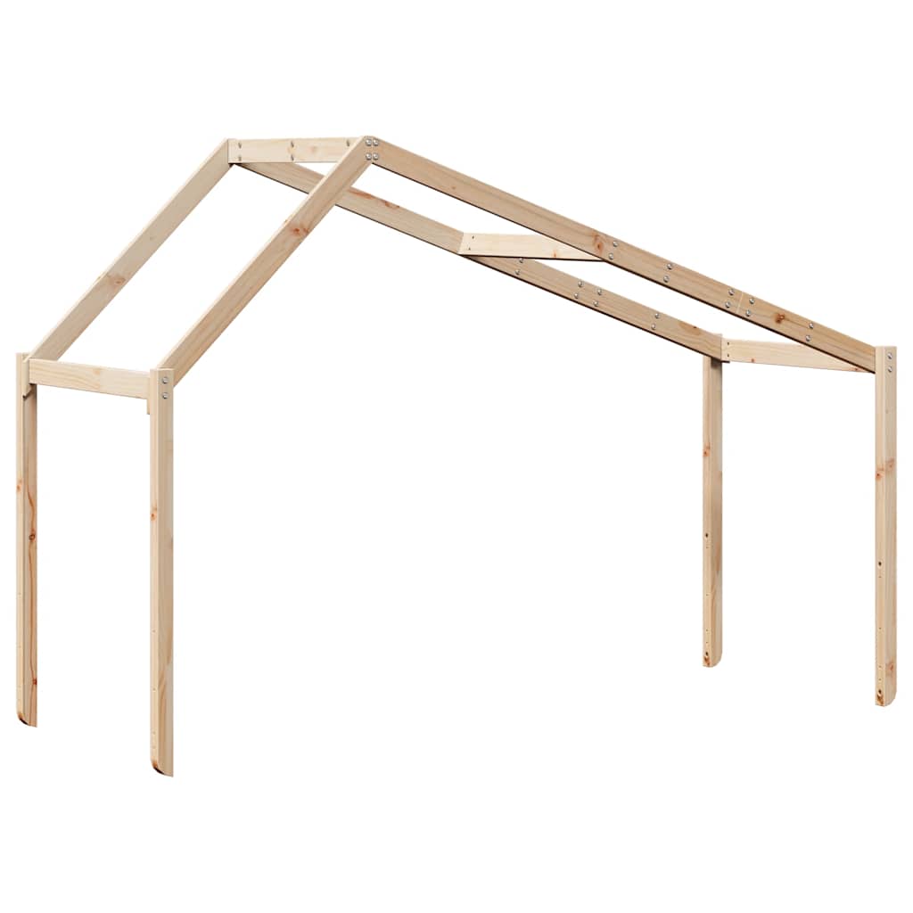 Toit de lit pour enfants 213x95,5x144,5 cm bois de pin massif - XIOS