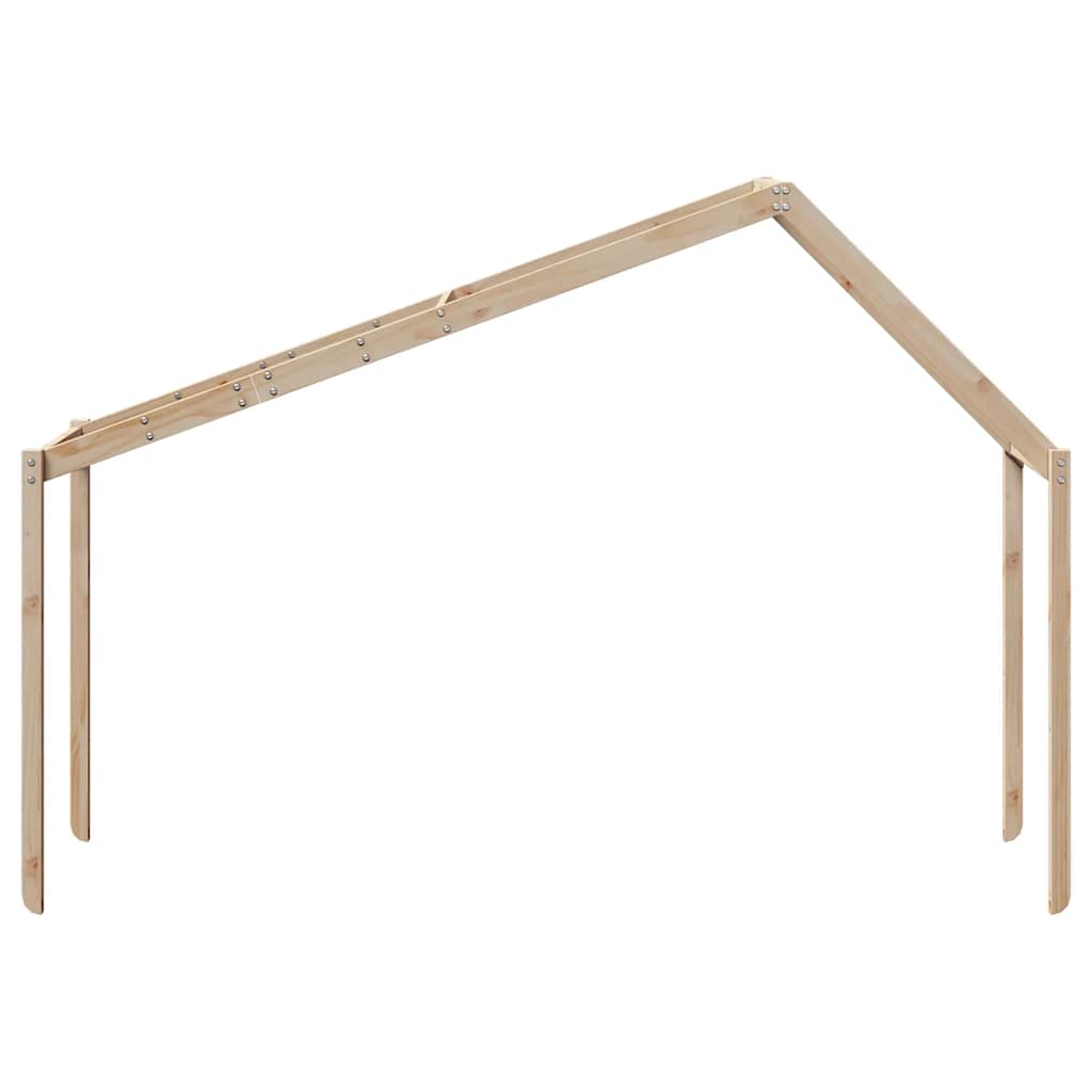 Toit de lit pour enfants 203x95,5x142 cm bois de pin massif - XIOS