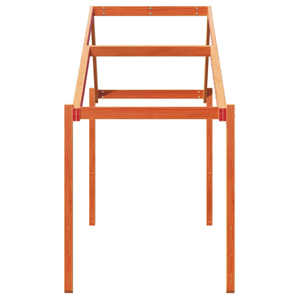 Toit de lit pour enfants 203x95,5x142 cm bois de pin massif - XIOS