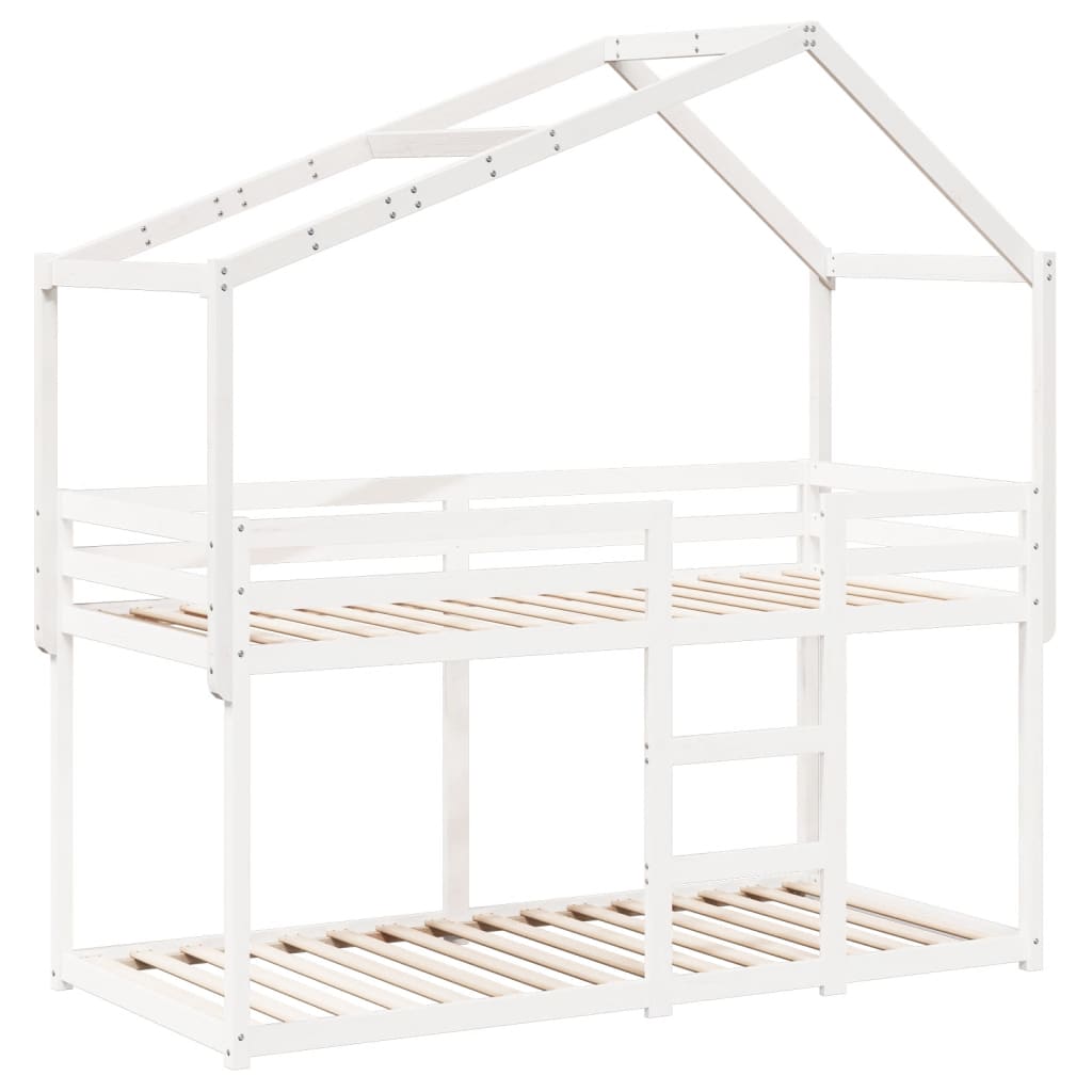 Toit de lit pour enfants 203x80,5x142 cm bois de pin massif - XIOS