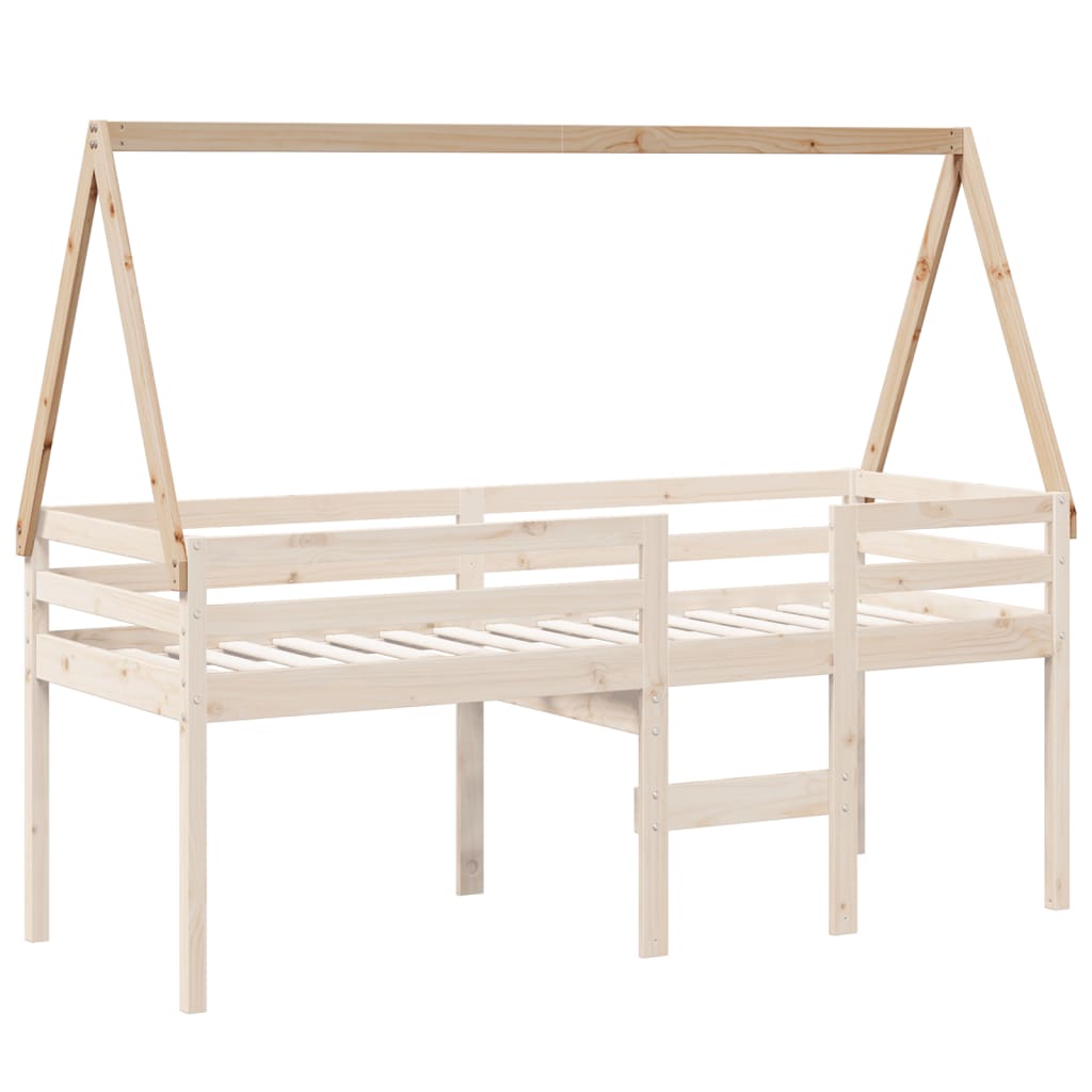 Toit de lit pour enfants 209x85,5x88 cm bois de pin massif - XIOS