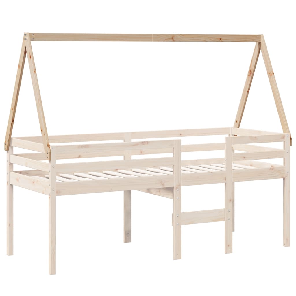Toit de lit pour enfants 199x95,5x88 cm bois de pin massif - XIOS
