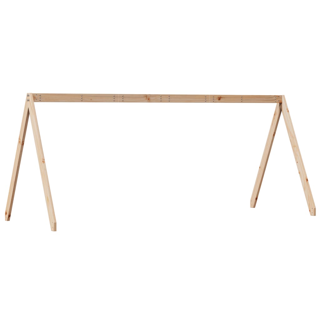 Toit de lit pour enfants 199x95,5x88 cm bois de pin massif - XIOS