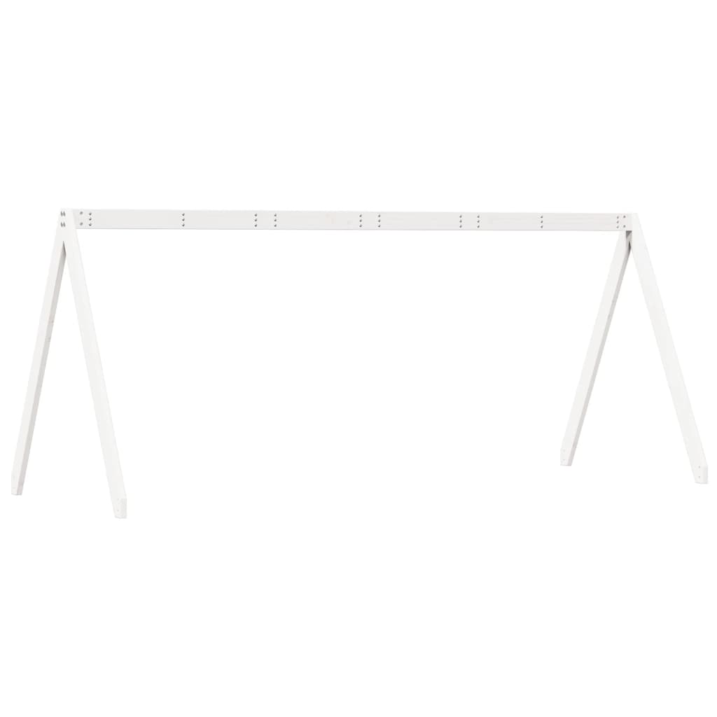 Toit de lit pour enfants blanc 199x95,5x88cm bois de pin massif - XIOS