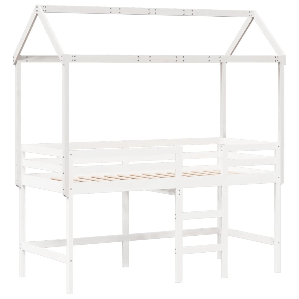 Toit de lit pour enfants 207x95,5x159 cm bois de pin massif - XIOS