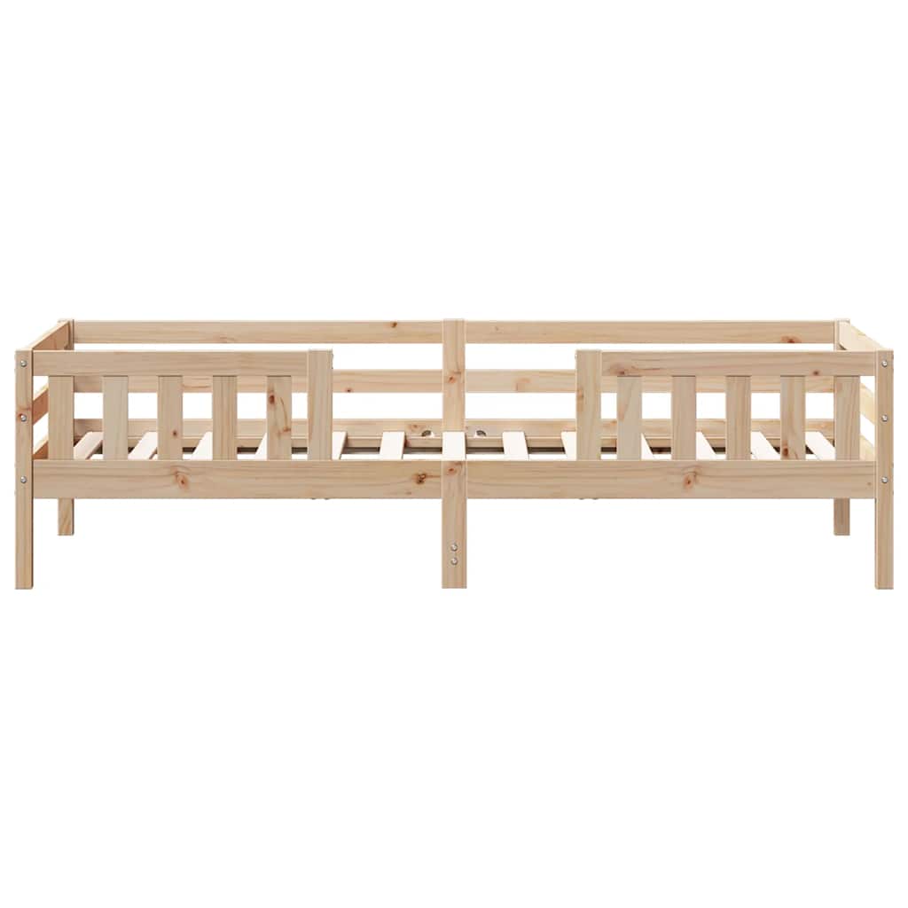 Cadre de lit sans matelas 90x200 cm bois de pin massif - XIOS