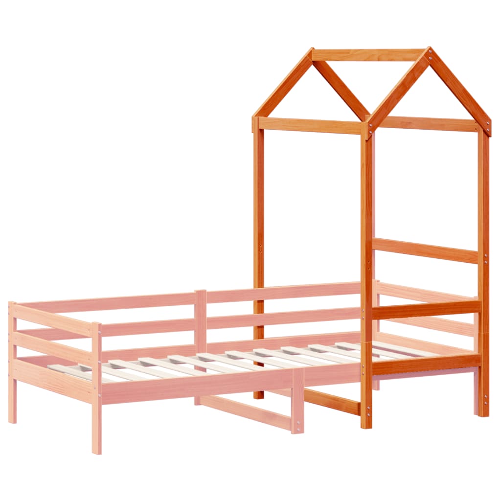 Toit de lit pour enfants 118x70x176,5 cm bois de pin massif - XIOS