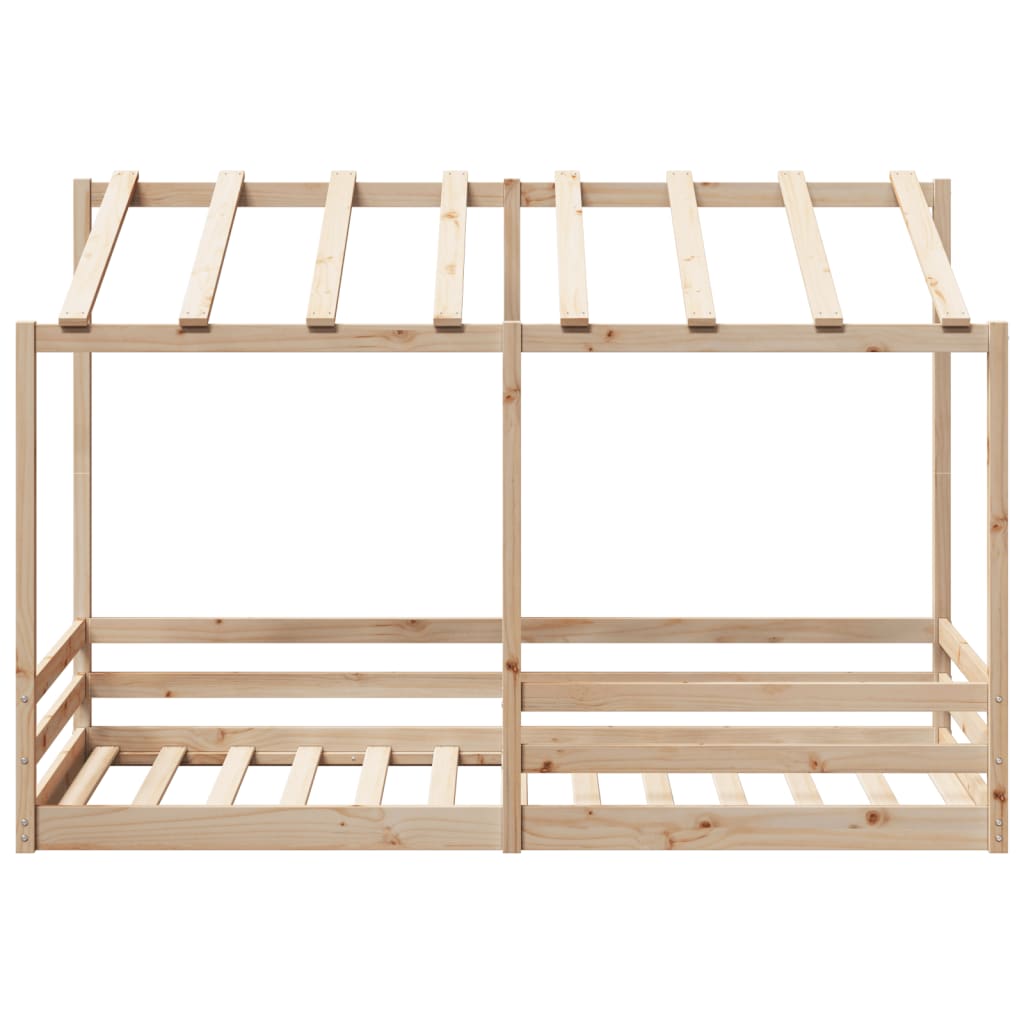 Lit pour enfants sans matelas 80x200 cm bois pin massif - XIOS