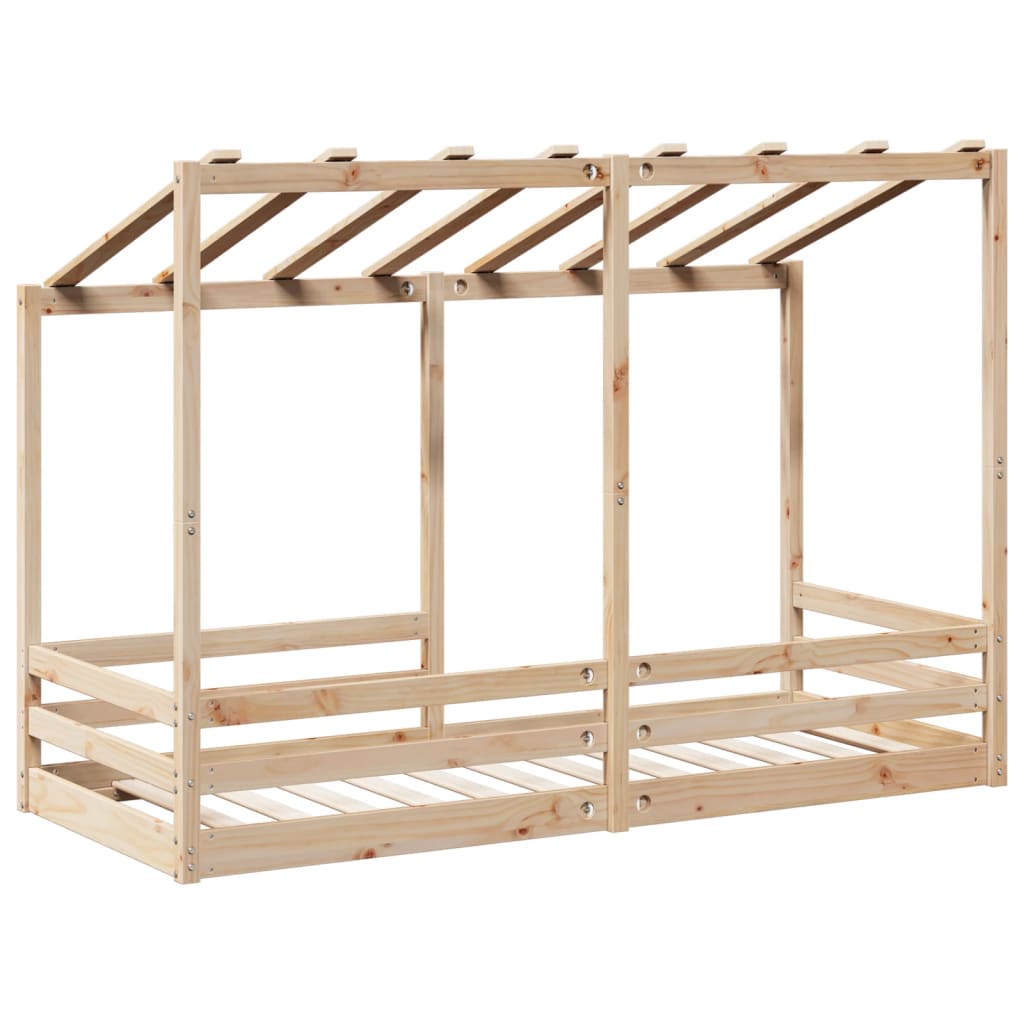 Lit pour enfants sans matelas 75x190 cm bois pin massif - XIOS