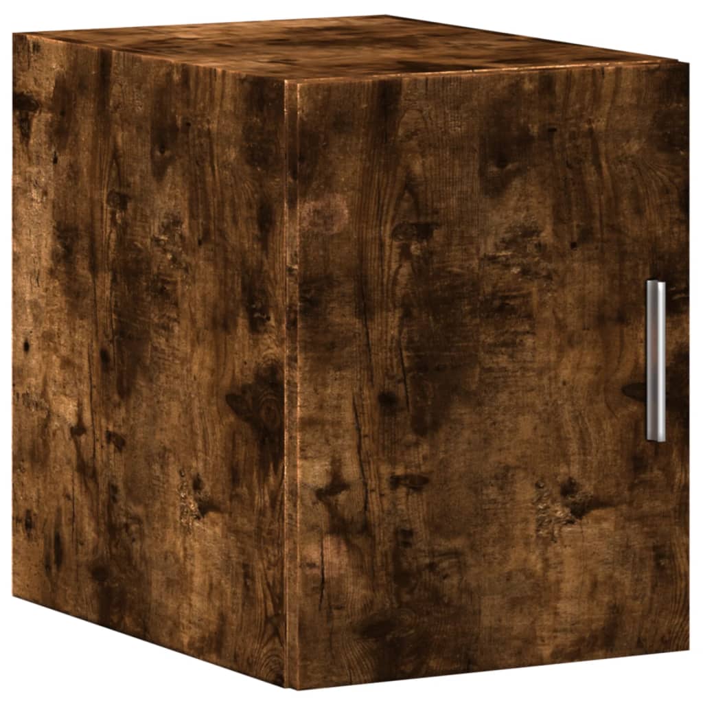 Armoire murale chêne fumé 30x42,5x40 cm bois d'ingénierie - XIOS