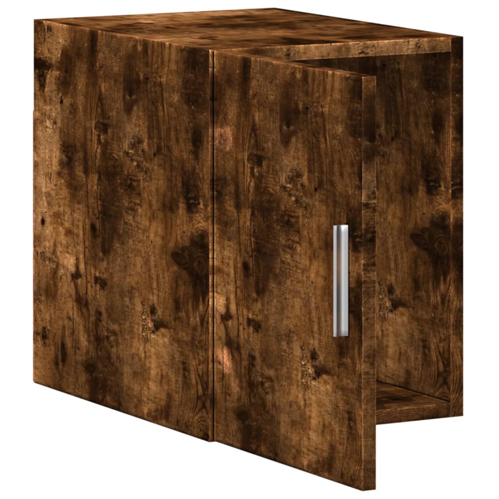 Armoire murale chêne fumé 30x42,5x40 cm bois d'ingénierie - XIOS