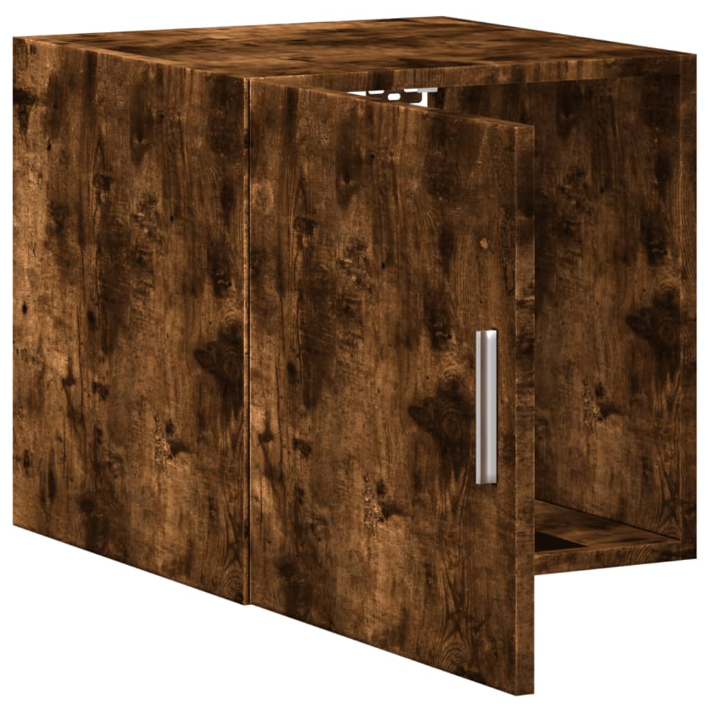 Armoire murale chêne fumé 40x42,5x40 cm bois d'ingénierie - XIOS