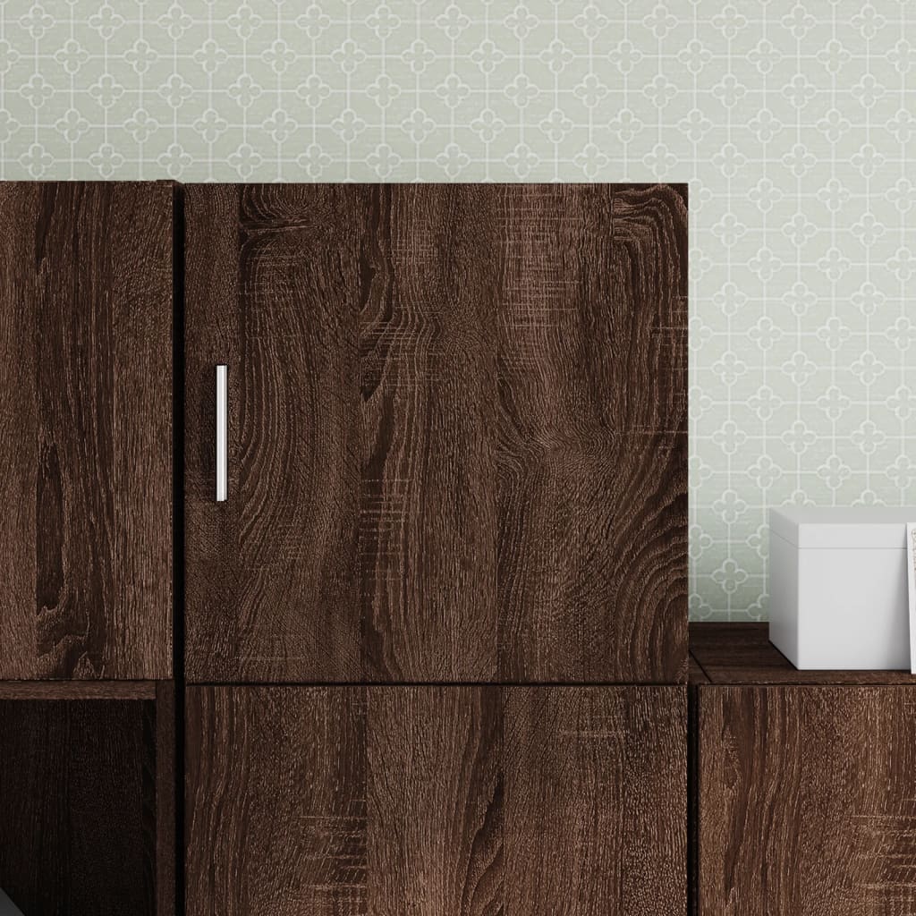Armoire murale chêne marron 40x42,5x40 cm bois d'ingénierie - XIOS