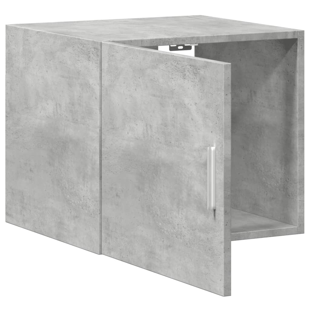 Armoire murale gris béton 45x42,5x40 cm bois d'ingénierie - XIOS