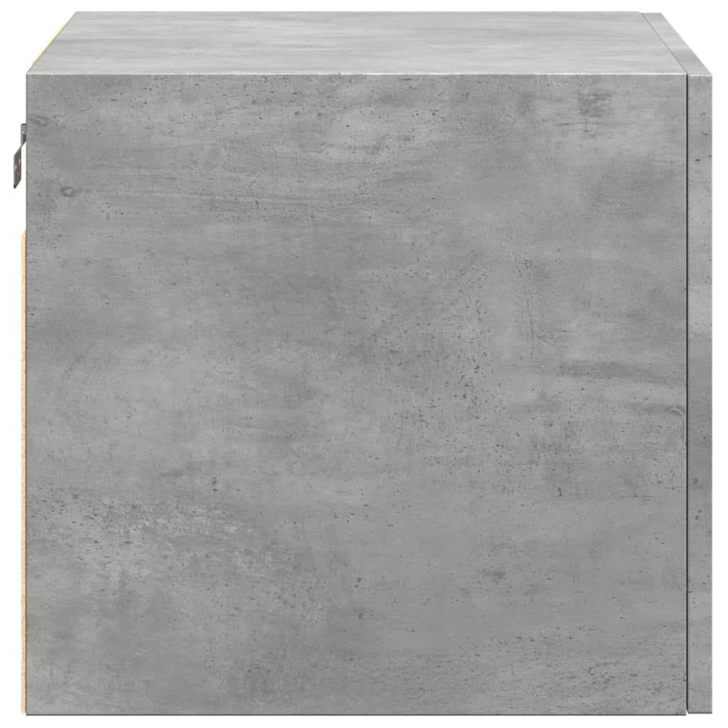 Armoire murale gris béton 50x42,5x40 cm bois d'ingénierie - XIOS