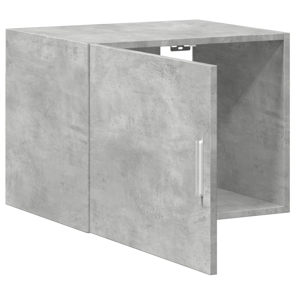 Armoire murale gris béton 50x42,5x40 cm bois d'ingénierie - XIOS