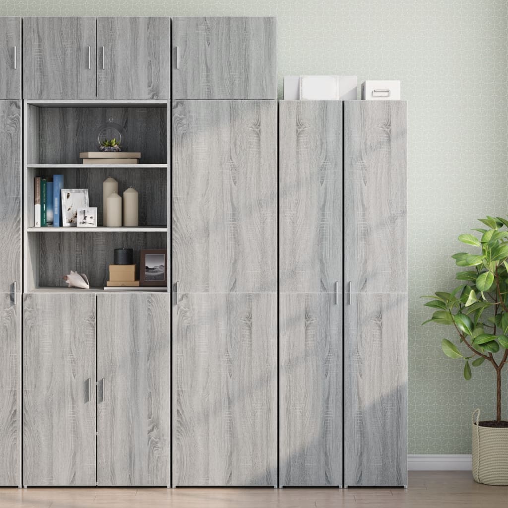Armoire murale sonoma gris 50x42,5x40 cm bois d'ingénierie - XIOS