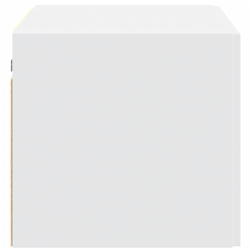 Armoire murale blanc 70x42,5x40 cm bois d'ingénierie - XIOS