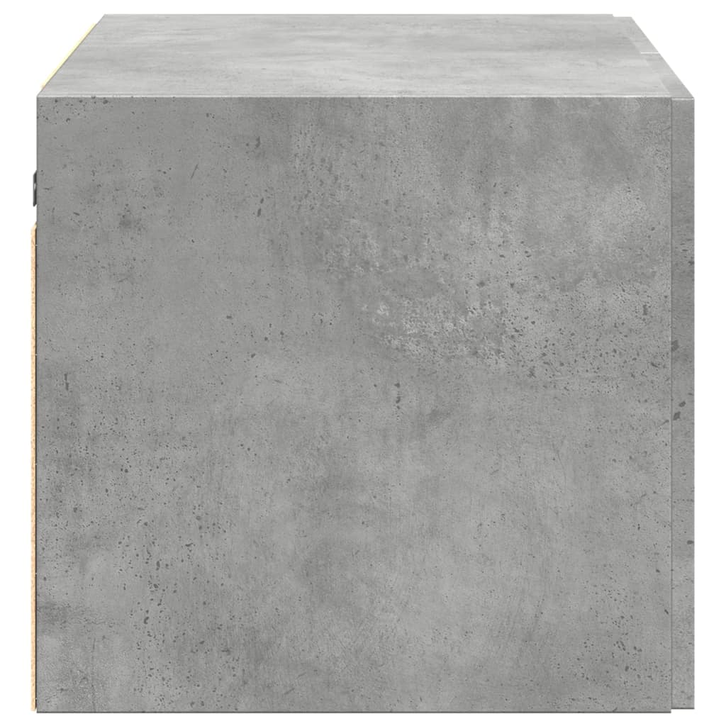 Armoire murale gris béton 70x42,5x40 cm bois d'ingénierie - XIOS
