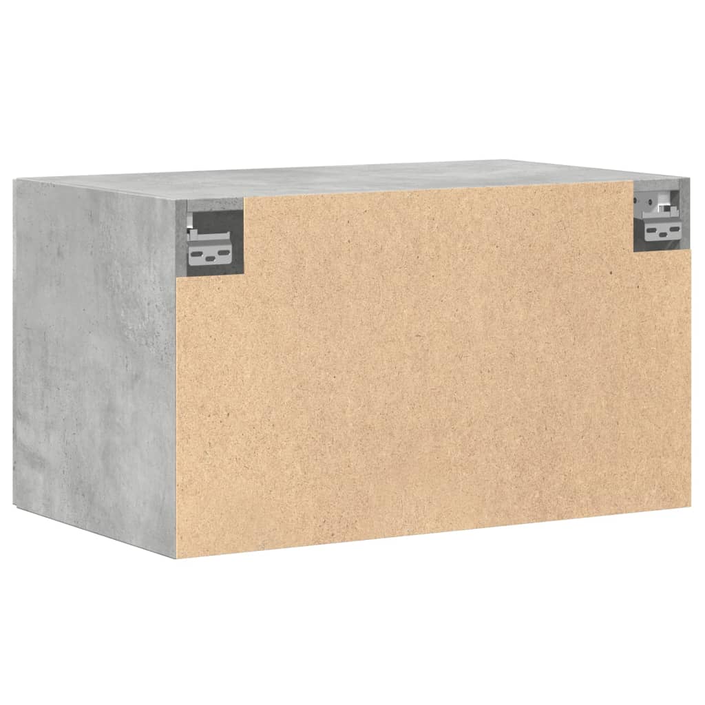 Armoire murale gris béton 70x42,5x40 cm bois d'ingénierie - XIOS