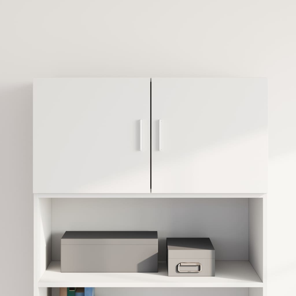 Armoire murale blanc 80x42,5x40 cm bois d'ingénierie - XIOS