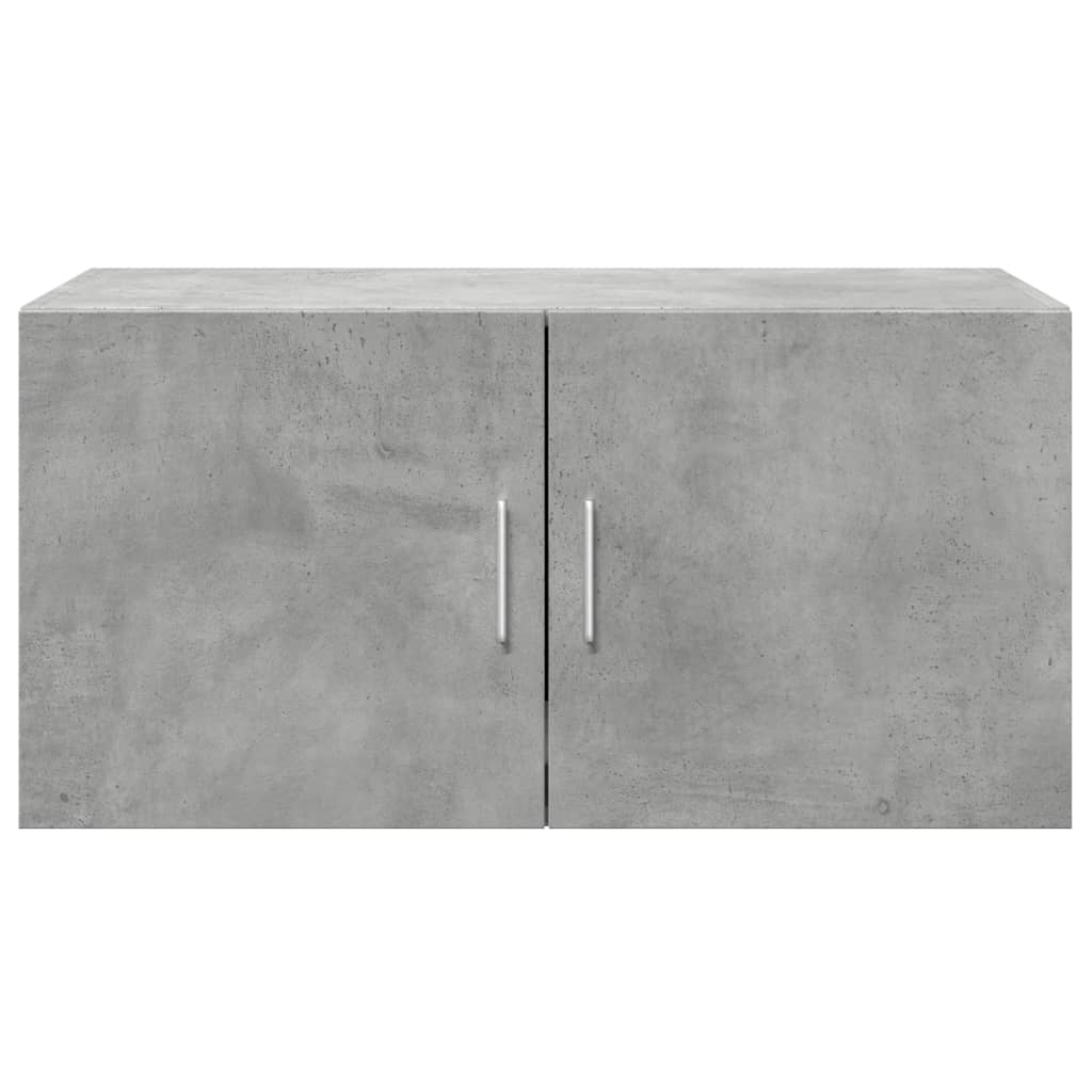 Armoire murale gris béton 80x42,5x40 cm bois d'ingénierie - XIOS