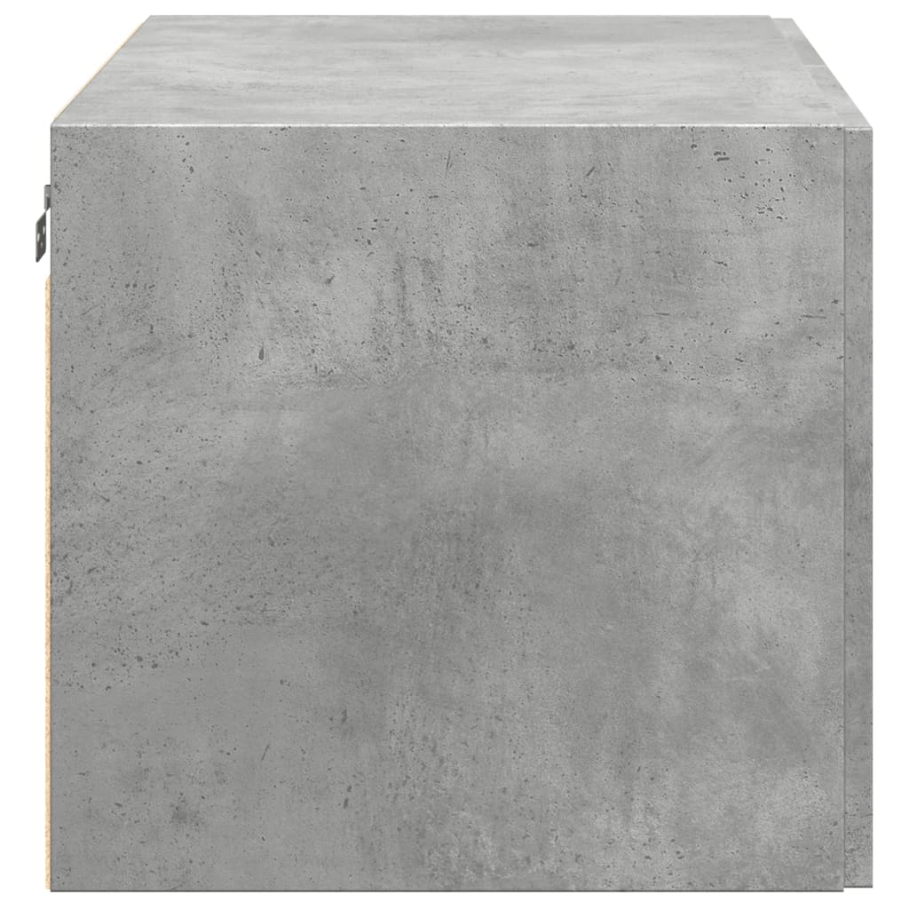Armoire murale gris béton 80x42,5x40 cm bois d'ingénierie - XIOS