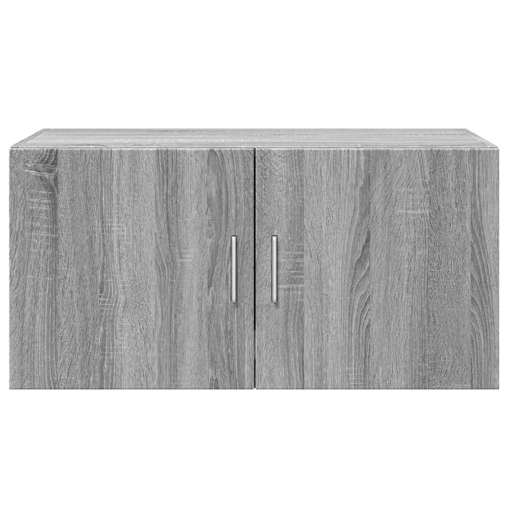 Armoire murale sonoma gris 80x42,5x40 cm bois d'ingénierie - XIOS