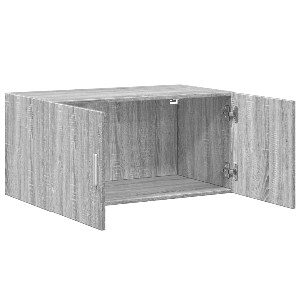 Armoire murale sonoma gris 80x42,5x40 cm bois d'ingénierie - XIOS