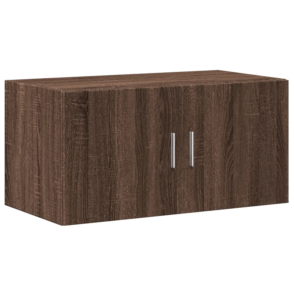 Armoire murale chêne marron 80x42,5x40 cm bois d'ingénierie - XIOS