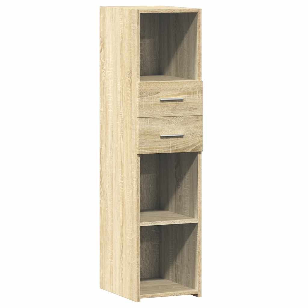 Buffet haut chêne sonoma 30x42,5x124 cm bois d'ingénierie - XIOS